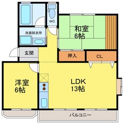 コスモハイツの物件間取画像